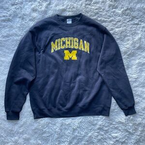 Champion University of Michigan Wolverines Crewneck Sweatshirt